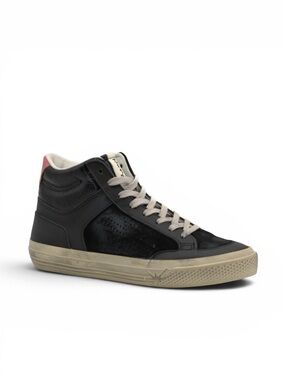 ROSS + SNOW Cold Cement High Top Sneakers in Black